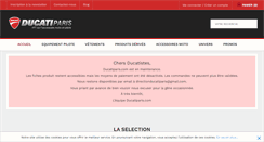 Desktop Screenshot of ducatiparis.com